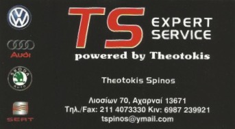 ΣΥΝΕΡΓΕΙΟ ΑΥΤΟΚΙΝΗΤΩΝ TS EXPERT SERVICE ΑΧΑΡΝΑΙ ΑΤΤΙΚΗ ΣΠΙΝΟΣ ΘΕΟΤΟΚΗΣ