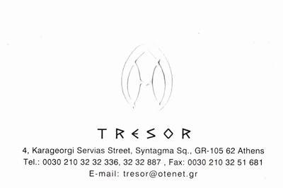 TRESOR ΚΟΣΜΗΜΑΤΟΠΩΛΕΙΟ ΧΡΥΣΟΧΟΕΙΟ ΚΟΣΜΗΜΑΤΑ ΩΡΟΛΟΓΙΑ ΑΘΗΝΑ ΠΕΤΡΑΔΑΚΗΣ ΜΙΧΑΗΛ